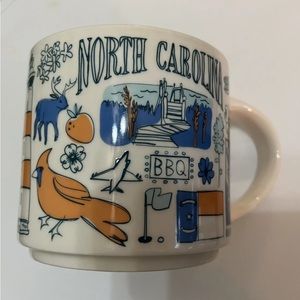 STARBUCKS Been There Series Mug 14 oz Ceramic Coffee Tea Mug Cup North Carolina